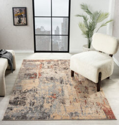 Underfoot Large Living Room Rug Abstract Soft Traditional 8mm Thick Indoor Rug - thumbnail 1