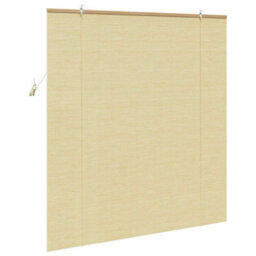 Berkfield Window Blinds & Shades With Curtains Manual Natural Bamboo - thumbnail 5