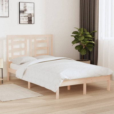 Berkfield Bed Frame Solid Wood Pine 120X200 Cm - image 1