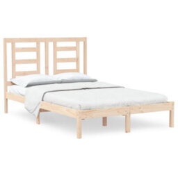 Berkfield Bed Frame Solid Wood Pine 120X200 Cm - thumbnail 2