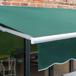 Primrose Awnings 3.5M X 2.5M Retractable Electric Green Awning Outdoor Patio Canopy - thumbnail 7