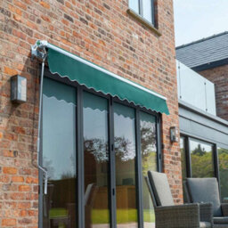 Primrose Awnings 3.5M X 2.5M Retractable Electric Green Awning Outdoor Patio Canopy - thumbnail 5