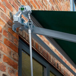 Primrose Awnings 3.5M X 2.5M Retractable Electric Green Awning Outdoor Patio Canopy - thumbnail 4