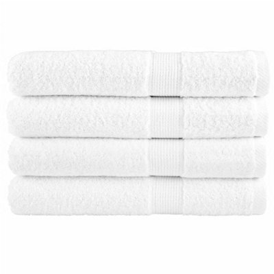 Berkfield Premium Sauna Towels Solund 4Pcs White 80X200Cm 600Gsm - image 1