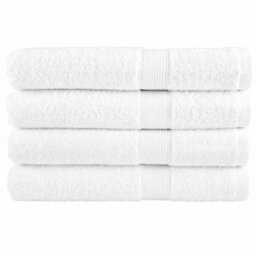 Berkfield Premium Sauna Towels Solund 4Pcs White 80X200Cm 600Gsm - thumbnail 1