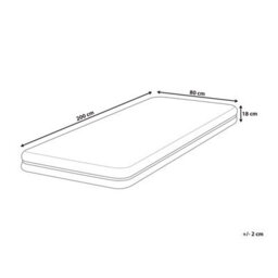Beliani Memory Foam Mattress Serenity H2/3 Medium 80 X 200 Cm (Eu Small Single) - thumbnail 3