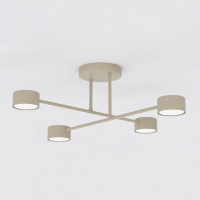 Emibig Lighting Emibig Halo Ceiling Lamp 4 X Gx53 Beige - image 1
