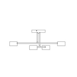 Emibig Lighting Emibig Halo Ceiling Lamp 4 X Gx53 Beige - thumbnail 9