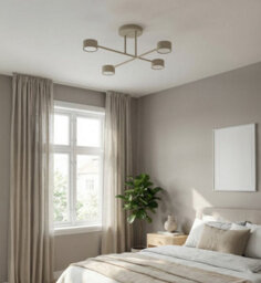 Emibig Lighting Emibig Halo Ceiling Lamp 4 X Gx53 Beige - thumbnail 5