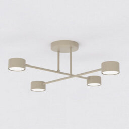Emibig Lighting Emibig Halo Ceiling Lamp 4 X Gx53 Beige - thumbnail 1