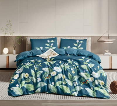 Groundlevel Zara Floral Easycare Printed Duvet Set