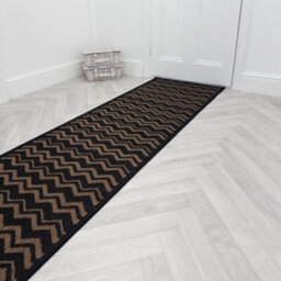 Chevron Hallway Runner Rug - Hardwearing, Non-Slip & Durable Carpet For Hall, Kitchen & Corridor - thumbnail 6