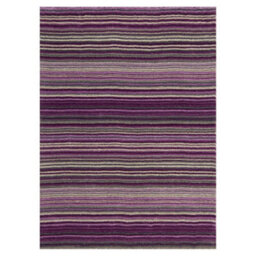 Melrose Mubai Stripe Wool Made Berry Area Rug 160/230Cm - thumbnail 4