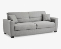 Home Detail Fallon 3 Seater Storage Grey Fabric Clic-Clac Recliner Sofabed - thumbnail 5