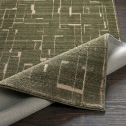 Livabliss Elle Decor Alba-Modern Green Brown Graphic Living Dining Bedroom Rug 200 X 275 Cm Easy Care, Non Shedding - thumbnail 4