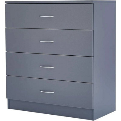 Contemporary Grey Chest Of Drawers - Soft Close, Multi-Functional Storage - image 1