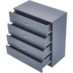 Contemporary Grey Chest Of Drawers - Soft Close, Multi-Functional Storage - thumbnail 3