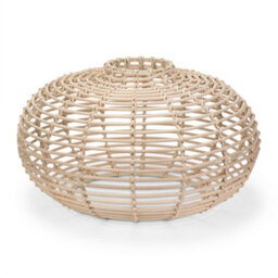 Valuelights Romy Natural Rattan Easy Fit Ceiling Light Shade (D)35Cm - thumbnail 4