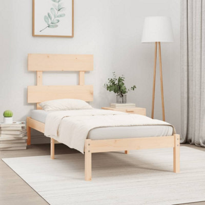 Walplus Bed Frame Without Mattres 90X200 Cms Solid Wood - image 1