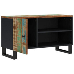 Berkfield Tv Cabinet 80X33X46 Cm Solid Wood Reclaimed&engineered Wood - thumbnail 3