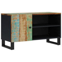Berkfield Tv Cabinet 80X33X46 Cm Solid Wood Reclaimed&engineered Wood - thumbnail 2