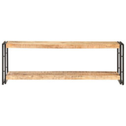 Vidaxl Tv Cabinet 120X30X40 Cm Rough Mango Wood Tv Cabinets - thumbnail 2