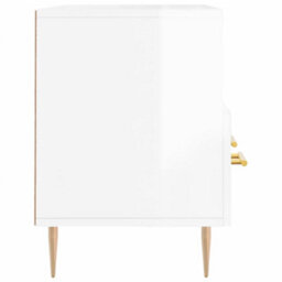 Berkfield Tv Cabinet High Gloss White 102X36X50 Cm Engineered Wood - thumbnail 7