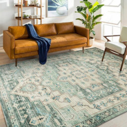 Ameha Cashmere Ember Rug Modern Indoor/outdoor Area Carpet Bedroom Living Room 120 X 170 Cm Area Olive Green Beige Rugs - thumbnail 4