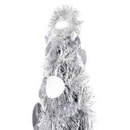 Berkfield Pop-Up Artificial Christmas Tree Silver 120 Cm Pet - thumbnail 2