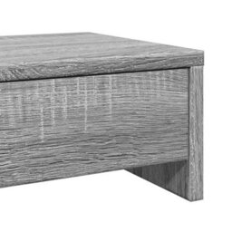Walplus Monitor Stand With Drawers Grey Sonoma 50X27X15 Cm Engineered Wood - thumbnail 8