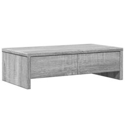Walplus Monitor Stand With Drawers Grey Sonoma 50X27X15 Cm Engineered Wood - thumbnail 2