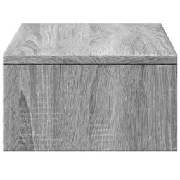 Walplus Monitor Stand With Drawers Grey Sonoma 50X27X15 Cm Engineered Wood - thumbnail 6