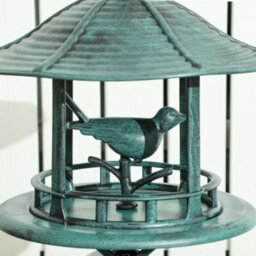 Outsunny 3-In-1 Garden Bird Bath, Birdbath With Large Water Basin, Green - thumbnail 8