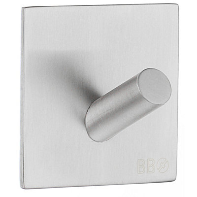 Beslagsboden Beslagsboen - Design Single Hook In Brushed Stainless Steel - image 1