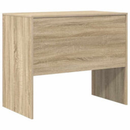 Berkfield Writing Desk Sonoma Oak Particle Board 90 X 50 X 76 Cm Simple - thumbnail 6