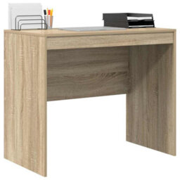 Berkfield Writing Desk Sonoma Oak Particle Board 90 X 50 X 76 Cm Simple - thumbnail 3