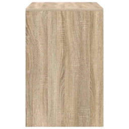 Berkfield Writing Desk Sonoma Oak Particle Board 90 X 50 X 76 Cm Simple - thumbnail 5