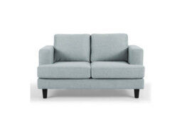 Home Detail Dale 2 Seater Linen Sofa, Pale Blue Linen Fabric - thumbnail 3