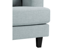 Home Detail Dale 2 Seater Linen Sofa, Pale Blue Linen Fabric - thumbnail 6