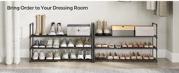 Metal 3 Tier Shoe Rack For 12 To 15 Pairs - thumbnail 4