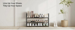 Metal 3 Tier Shoe Rack For 12 To 15 Pairs - thumbnail 3