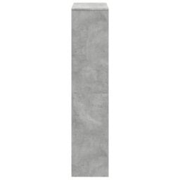 Berkfield Room Divider Bookcase 4-Tier Concrete Grey 131.5X29X131.5 Cm Engineered Wood - thumbnail 6