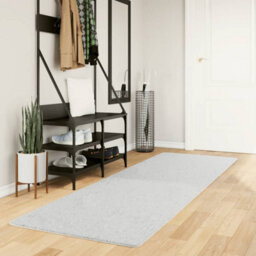 Berkfield Rug Oviedo Short Pile Grey 80X250 Cm - thumbnail 1