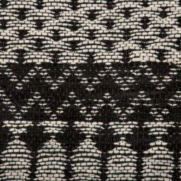 Beliani Loom Hand-Loomed Leather Area Rug Black White Rectangle 140 X 200 Cm - thumbnail 3
