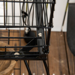 Pawhut 1.53(M) Bird Cage, Parrot Finch Macaw Conure W/ Perch, Wheels, Stand - thumbnail 7