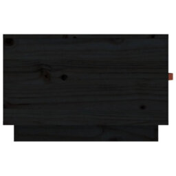 Berkfield Rustic Coffee Table Black 60X53X35 Cm Solid Wood Pine - thumbnail 8