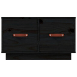 Berkfield Rustic Coffee Table Black 60X53X35 Cm Solid Wood Pine - thumbnail 6