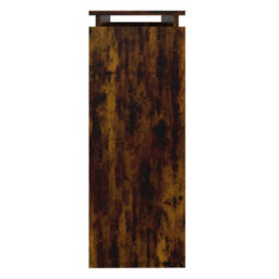 Berkfield Stylish Console Table Smoked Oak 102X30X80 Cm Engineered Wood - thumbnail 4