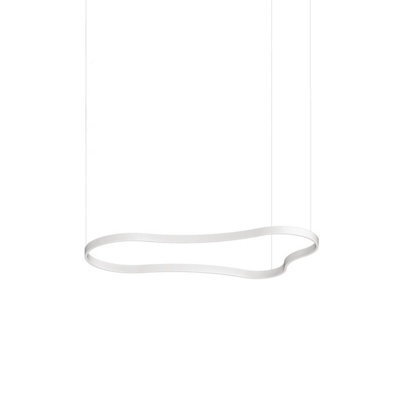 Ideal Lux Luminosa Waves 155Cm Integrated Led Pendant Ceiling Light White 3000K