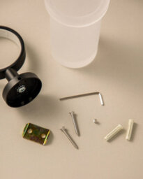 Cosmic Toothbrush Holder Tumbler, Matt Black, Wall-Mounted, Anti-Corrosion, Start Collection - thumbnail 3